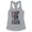 Heather Grey, variant on Amazing Mother Tank Top Fitted Racerback Women's Large White