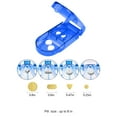 thumbnail image 4 of BEFUNZL Monthly Pill Organizer 3 Times a Days, Medicine Organizer Box with Portable Hard Shell and Pill Cutter, 31 Day Pill Box with Monthly and Weekly Sticker, 4 of 10
