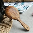 SEXAGESIMO Wooden Rice Scoop Serving Spoon Kitchen Utensil Paddle