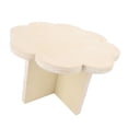 thumbnail image 1 of Table Flower Shaped Picnic Table Solid Wood Sturdy Structure Cute Look Foldable Portable Tent Table Craft Table for Outdoor Camping, 1 of 7