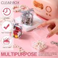 thumbnail image 4 of 100pcs Clear Acrylic Plastic Boxes with Lid - 2x2x2 Inch Square  Containers for Party Favors, Jewelry, Earrings, Herbs, Beads & Gifts, 4 of 6
