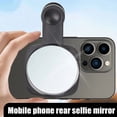 thumbnail image 5 of Universal Dustproof Cloth Smartphone With Storage Bag Back Rear Phone Camera Mirror Reflection Clip Kit Phone Reflection Clip Selfie Reflector Mirrors WHITE, 5 of 8