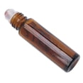 thumbnail image 3 of Botella de vidrio con rodillo, capacidad de 10 ml, para aceites esenciales, color marrón, 3 of 14
