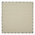 thumbnail image 5 of VHC Brands My Country Quilted Lap Throw 32Wx32L, Bedroom and Living Room Decor, Blanket, Cotton, My Country Collection, Square 32x32, Navy, 5 of 5