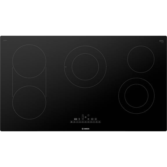 Bosch Net86uc 37" Wide 5 Burner Electric Cooktop - Black