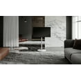 thumbnail image 3 of FITUEYES Design Corner TV Stand for 37-65 Inch, Modern TV Stand with Marble Textured Glass Base and Concealed Storage, Master Series., 3 of 5