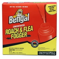 Bengal Roach & Flea Fogger, 3 count, 2.7 oz cans