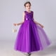 thumbnail image 4 of Vestido de niña sin mangas de malla, vestido de princesa de presentación, hermoso y de moda, 4 of 6