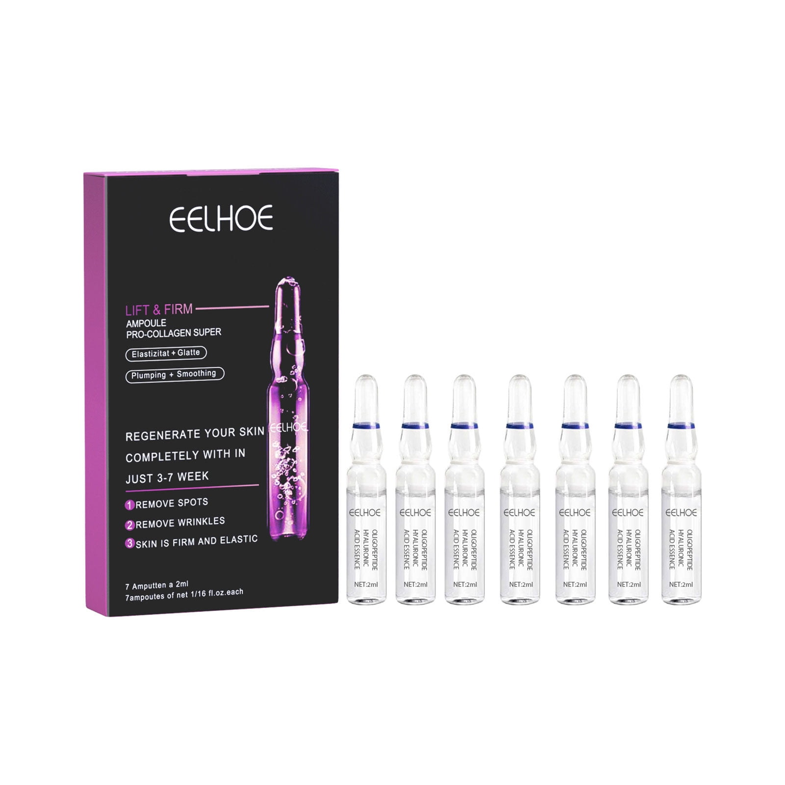 EELHOE 7 Ampoules x 2ml Procollagen Lifting Ampoule Essence Firm