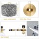 thumbnail image 3 of 4 Pieces 1.1 mm Foam Cannon Orifice Nozzle and 8 Pieces Foam Maker, 3 of 5