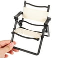 thumbnail image 4 of ifundom Mini Folding Portable Chair Compact Black Plastic Lightweight 2-Pack for Outdoor Camping Travel, 4 of 6