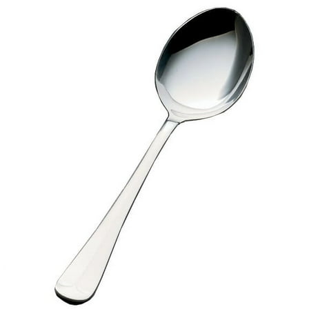 Vollrath 48104 Queen Anne 8-3/8 Serving Spoon - Dozen"