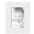 thumbnail image 2 of ArtToFrames 8" x 12" White Shatter Modern Picture Frame, 8x12 inch White Wood Poster Frame (WOM-5270),  Pack, 2 of 7