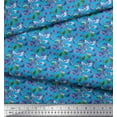 thumbnail image 3 of Soimoi Cotton Duck Fabric Leaves Leaves Print Fabric by The Yard 56 Inch Wide, 3 of 3