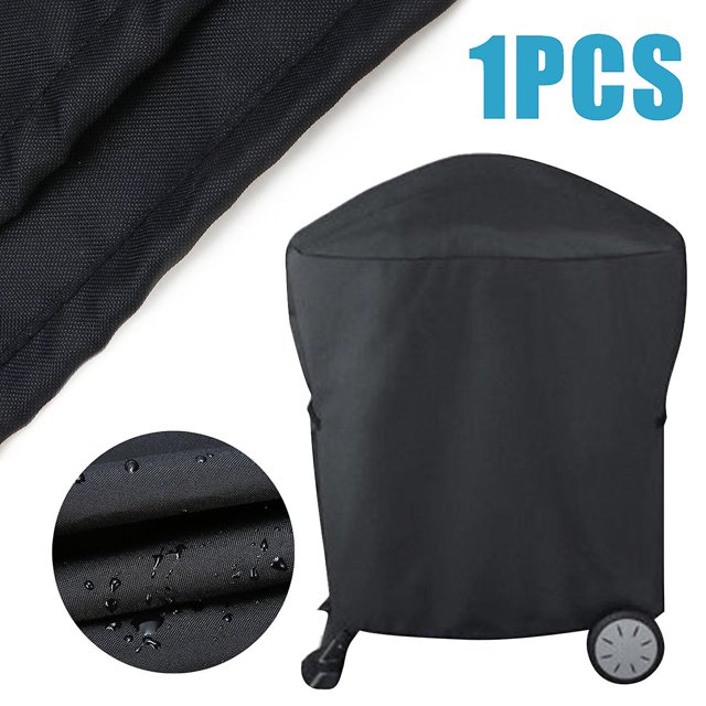 Funda para barbacoa redonda de 54 x 76 x 69 cm, funda impermeable para barbacoa, anti-UV y a prueba de polvo