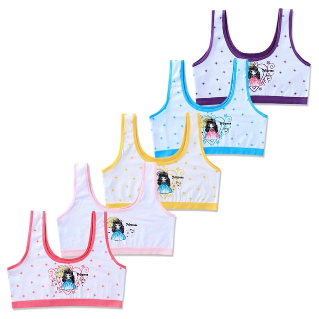 8-14 Years Cotton Teen Girl Training Bra Puberty Adolescent Vest Wireless Children Tank Tops Dropshipping KF020113 He Qiyong unisex