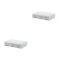 thumbnail image 2 of Guardoinrt 1/2/3 Transparent Storage Drawers Practical And Sleek Office Organization Solution Three lattices 2PCS, 2 of 6