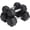 100LB A, variant on Hex Dumbbells Set for Home Gym 70LB Total – PVC/PEV Coated, Anti-Roll Design, Non-Slip Grip, Cast Iron Core – Versatile Strength Training Weights