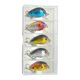 thumbnail image 5 of 5x señuelos para peces, Mini señuelos, aparejos realistas con anzuelos, cebos artificiales, señuelos para curricán, herramienta de Metal para lucios, shamjiam Señuelos de pesca, 5 of 8