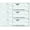 Blue Safety, variant on ABC Compact Size Checks, 3-on-a-page with side-tear vouchers (Forever Free, 1000 count, 334 sheets)