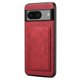 thumbnail image 1 of DENIOR For Google Pixel 8 Case Retro Leather+TPU+PC Card Holder Phone Cover - Grey, 1 of 5