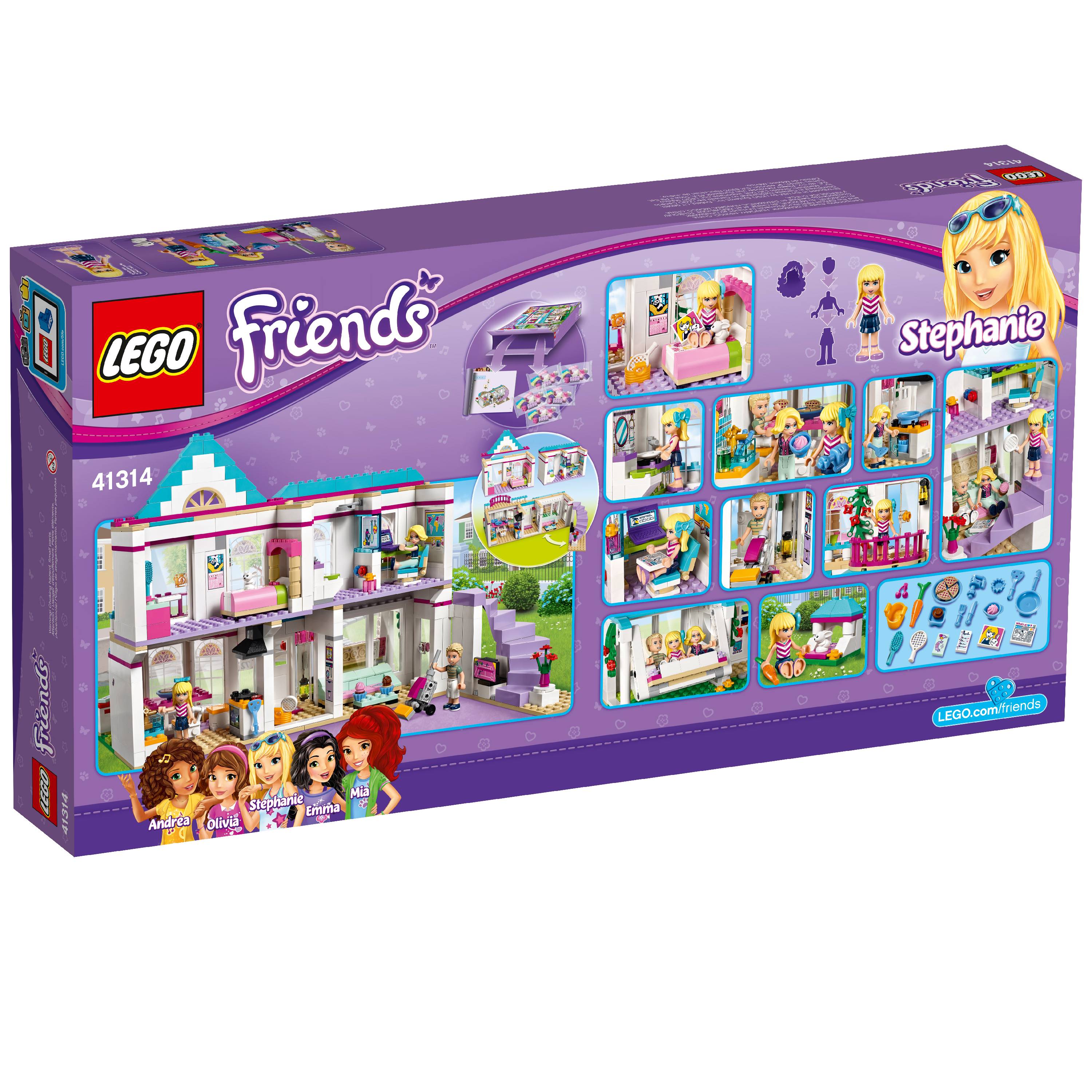 LEGO Friends Stephanie's House 41314 Toy Dollhouse Playset (622 pcs) - image 4 of 6