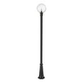 thumbnail image 2 of 1 Light Outdoor Post Mount Light In Modern Style-109.75 Inches Tall And 12 Inches Wide Z-Lite 599Phb-519P-Bk, 2 of 7