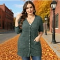 thumbnail image 6 of AviBest Plus Size Cardigans for Women Lightweight Long Sleeve Open Front Button Up Fall Thin Cardigans with Pockets, 1XL-5XL, 6 of 6