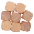 thumbnail image 4 of Shisuyan 8pcs Blank Wooden Dices Unfinished Diy Block 6 Sided Mini Wood Square Cubes Rounded Corners For Diy Craft Projects Games Parties, 4 of 8