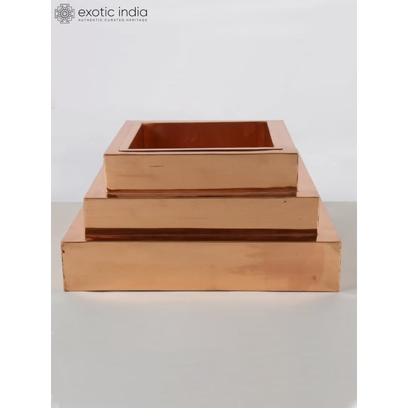 Large Havana Kunda Copper - Ritual Fire Vessel for Homa Ceremonies