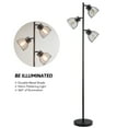 thumbnail image 4 of Bestco 65" Industrial Floor Lamp w Adjustable Shades for Bedroom Living Room More, 4 of 12