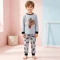 thumbnail image 2 of UAYOTSE Boys Long Sleeve Pajama Set Motorcycle Monster Truck Graphic 2‑Piece Boys Sleep Set Size 3-4 Years, 2 of 9