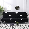 thumbnail image 1 of CAROOTU Futon Sofa Slipcover Elastic Armless Sofa Cover Furniture Protector for Sofa Bed, 1 of 5