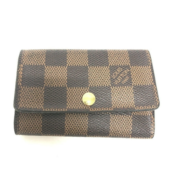 Pre-Owned LOUIS VUITTON N62630 Multicle 6 6-key case, small item, key Damier canvas,... (Fair)