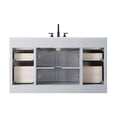 thumbnail image 3 of Elegant Kitchen and Bath Alden 60 Inch Single Bathroom Vanity In Grey, 3 of 13