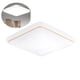 thumbnail image 1 of Luz de techo LED cuadrada AC220-V color blanco cocina balcón veranda Luz de área moderna, línea dorada, 220 * 220 * 50 mm Adepaton LL-0567, 1 of 7