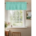 thumbnail image 2 of Valances for Windows Vintage Linen Rod Pocket Cafe Window Treatments Valance Curtains for Kitchen Bathroom Laundry Basement Windows 60"x14", 2 of 9