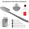 thumbnail image 3 of Food Grade Silicone Rubber Spatula Set for Baking, AOKIWO 5Pcs Cooking Utensil Set, High Heat Resistant Non Stick Dishwasher BPA-Free-Gray, 3 of 8