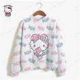 thumbnail image 5 of Sudadera con capucha para mujer, con estampado de dibujos animados, manga larga, estilo Harajuku, con estampado de HELLO KITTY, ropa informal para mujer, y2k, 5 of 5