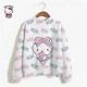 thumbnail image 5 of Sudadera con capucha para mujer, con estampado de dibujos animados, manga larga, estilo Harajuku, con estampado de HELLO KITTY, ropa informal para mujer, y2k, 5 of 5