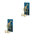 thumbnail image 2 of Yuarrent Gancho de pared Sticky Save Space Colgador impermeable de doble capa Sin rastro Fuerte ventosa Estante de pared para baño Cocina Animal 1 2Conjunto, 2 of 6