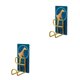 thumbnail image 3 of Inteprter Gancho de pared Colgador impermeable plegable sin perforaciones Patrones de dibujos animados sin rastro Ventosa Estante de pared Baño Animal 1 2Conjunto, 3 of 6