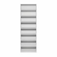 thumbnail image 6 of Furinno BASIC 8-Tier Open Bookcase Storage Organizer 12 x 24 x 71 in White, 6 of 6