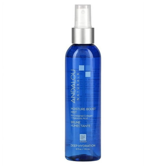 Andalou Naturals Deep Hydration Moisture Boost Mist, 6 Oz