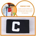 thumbnail image 2 of Milisten 2Pcs Football Soccer Captain Armband Adjustable Soccer Rugby Basketball Player Band (Random Style), 2 of 6