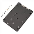 thumbnail image 2 of Adaptador Serie NGFF A MSATA A SATA3.0 Caja Adaptadora 2 en 1 de Doble Propósito Placas Secundarias Internas y Externas, 2 of 5