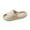 Khaki, variant on Pisexur Shoes for Women and Men Massage Slide Sandals Soft Cushioned Anti-Slip Pool Slides Comfort Arch Support Quick Drying Shower Shoes with Drain Holes Bathroom Slides Slippers