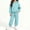 Light Blue, variant on FSYBOA Girls Outfit Set Size 6, Casual Zipper 2 Piece Fleece-lined Hoodies and Sweatpants Light Blue