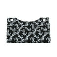thumbnail image 4 of Lsque Flower Printed Long Tissue Box Cover Holder, Facial Paper Organizer Dispenser,Triangle with Bottom Belt, PVC Leather Decorative Organizer, 4 of 9