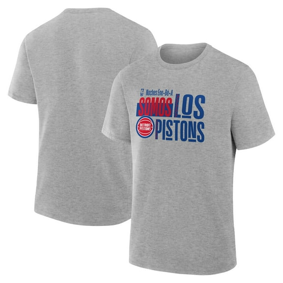 Men's Gray Detroit Pistons Noches Training T-Shirt